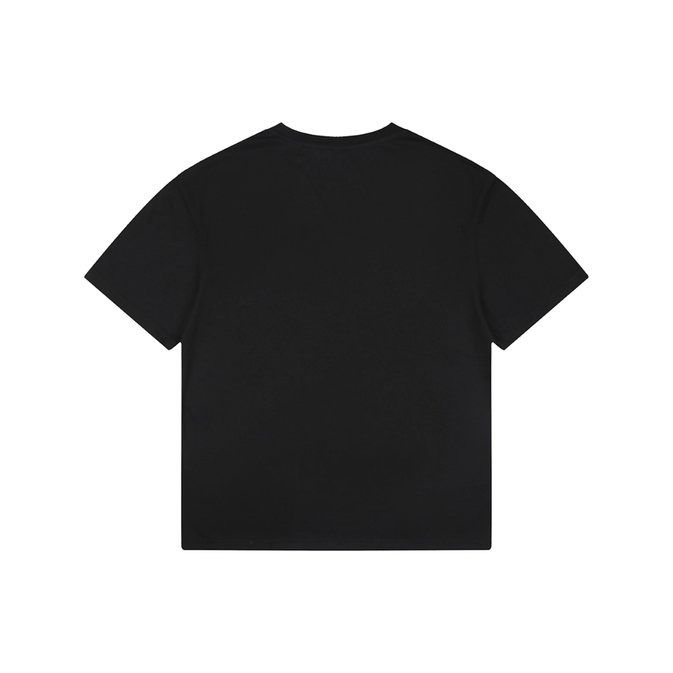 Burberry Equestrian Knight Logo Graphic T-Shirt Black Back view