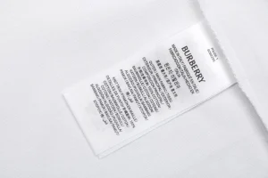 Burberry Equestrian Knight Logo Graphic T-Shirt White Wash label
