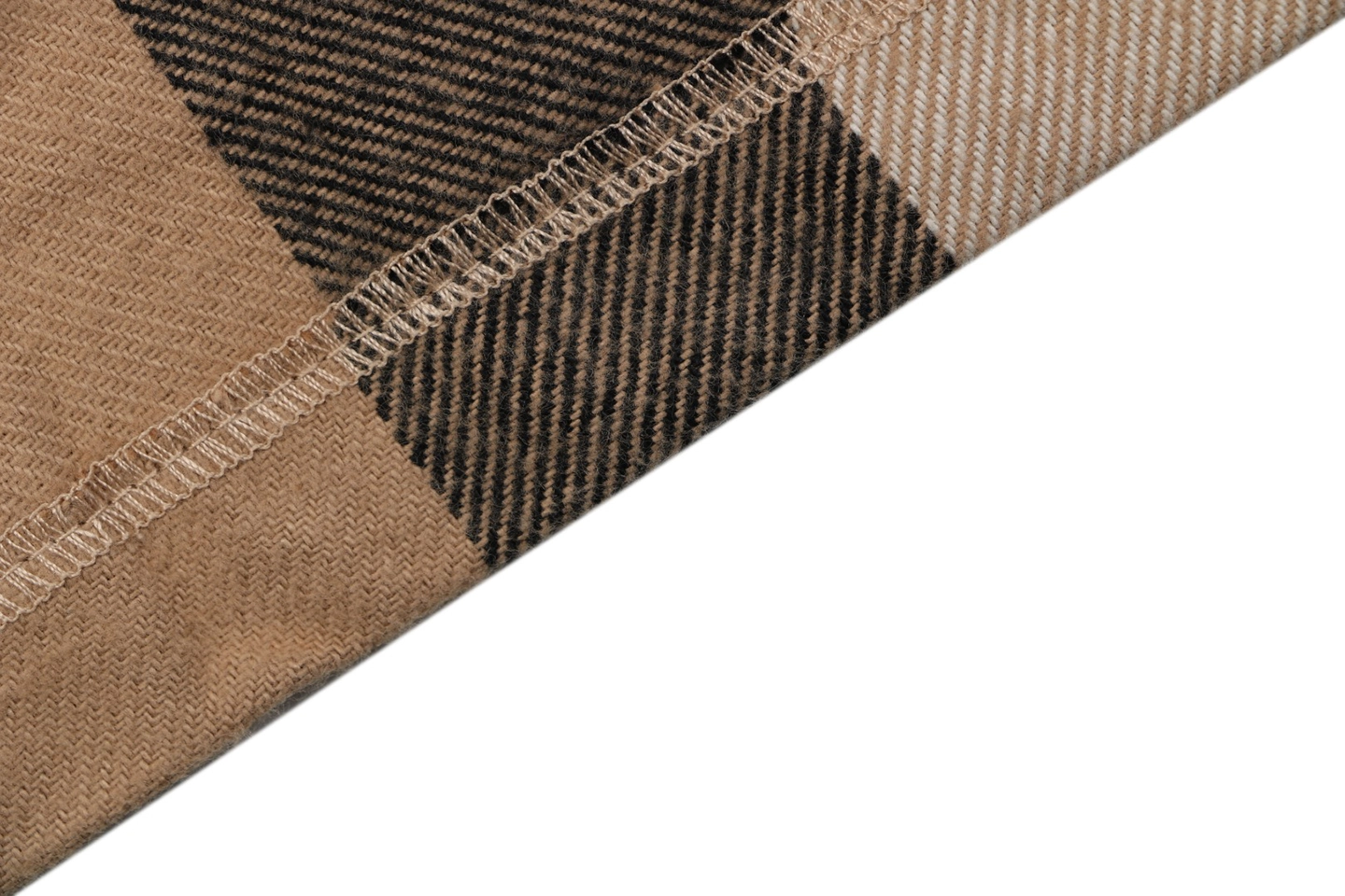 Burberry Oversized Check Pattern Jacket