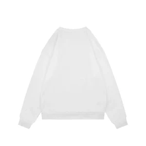 Fendi FF Dog Embroidered Crewneck Sweatshirt White Back view