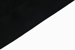 Fendi Gradient Logo Embroidered Hoodie Black