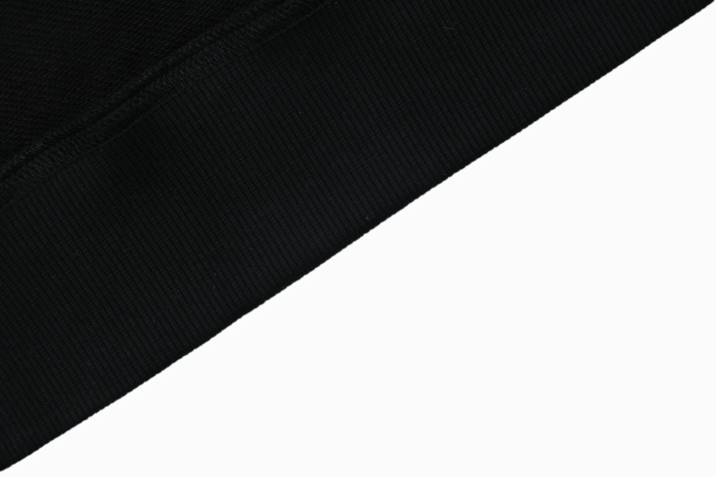 Fendi Gradient Logo Embroidered Hoodie Black