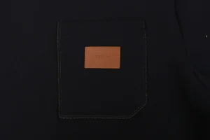 Fendi Leather Logo Pocket Contrast Stitch T-Shirt18.jpeg