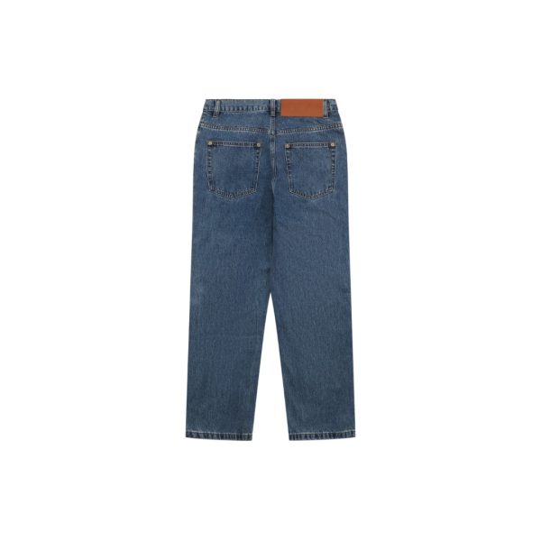 Loewe Anagram Knee Panel Denim Trousers Back view