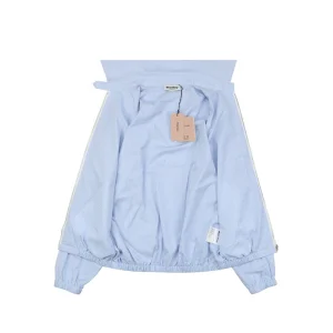 Miu Miu Gingham Zip Jacket Lining