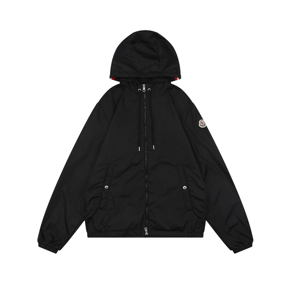 Moncler Grimpeurs Hooded Windbreaker Jacket Front view