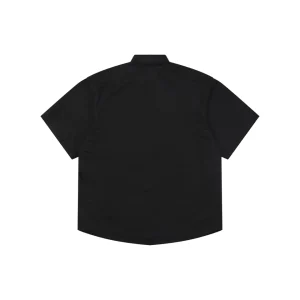 Moncler Logo Patch Double Pocket T-Shirt Black Back view