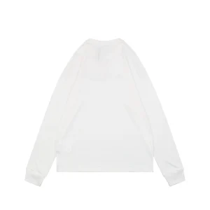 Moncler Logo Patch Shirt White back view