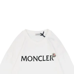 Moncler Logo Patch Shirt White