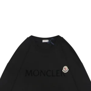 Moncler Logo Patch Shirt Black