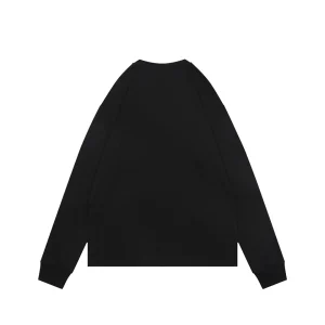Moncler Logo Patch Shirt Black Back view