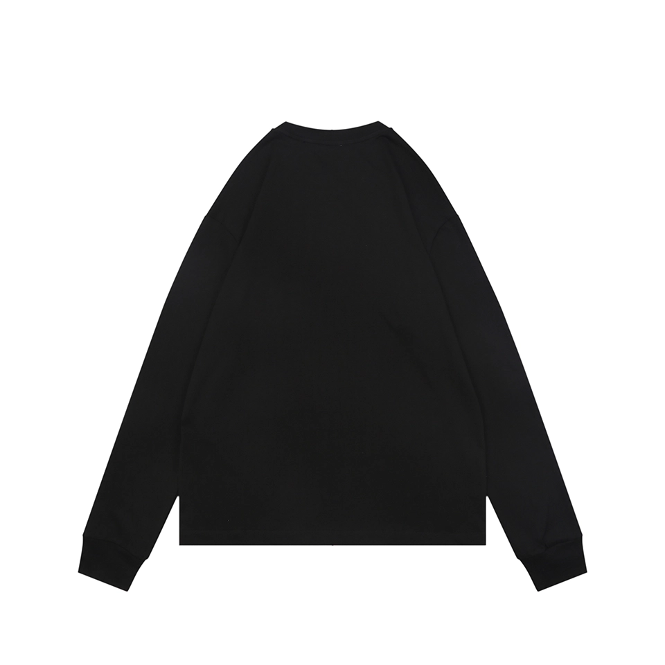 Moncler Logo Patch Shirt Black Back view
