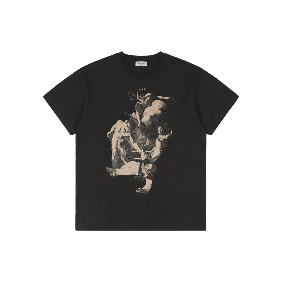 OFF-WHITE Caravaggio Saint Matthew Martyr Graphic T-shirt