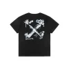 OFF-WHITE Digital Headphone Arrows Print T-Shirt