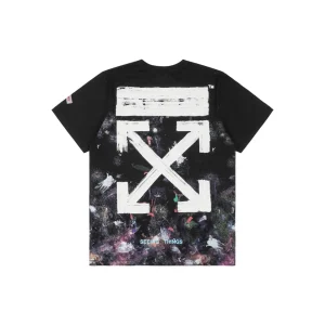 OFF-WHITE 'Starry Fireworks' Paint-Splatter Arrows Print T-Shirt Back view