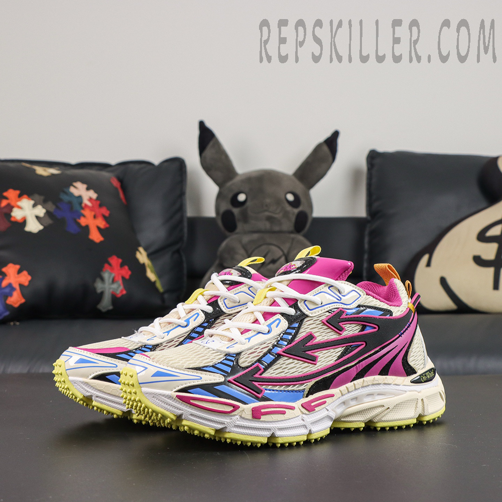 Off-White Be Right Back 'Pink Yellow Beige'