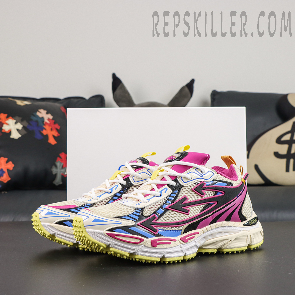 Off-White Be Right Back 'Pink Yellow Beige'