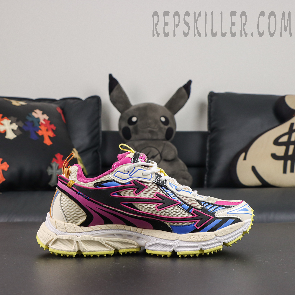 Off-White Be Right Back 'Pink Yellow Beige'
