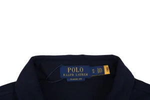Ralph Lauren Classic Pony Logo Polo T-Shirt Collar