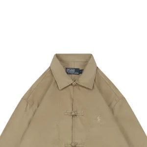 Ralph Lauren Pony Chinese Frog Button Corduroy Jacket