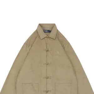 Ralph Lauren Pony Chinese Frog Button Corduroy Jacket