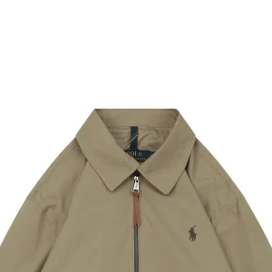 Ralph Lauren Pony Logo Button Pocket Harrington Jacket