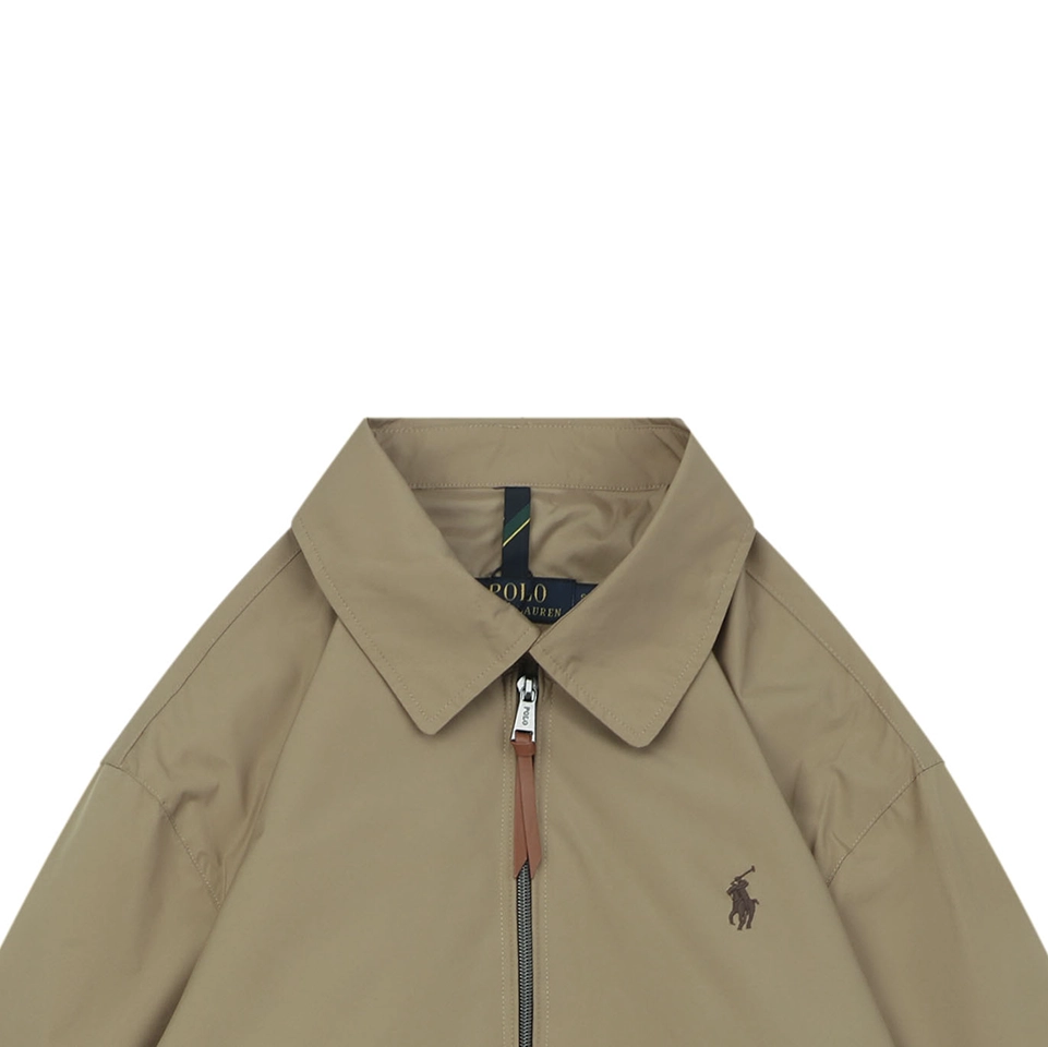Ralph Lauren Pony Logo Button Pocket Harrington Jacket
