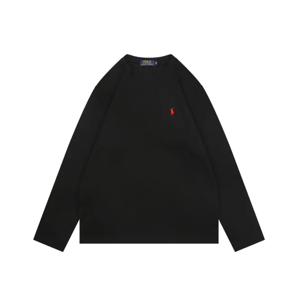 Ralph Lauren Pony Logo Embroidered Shirt Black Front view