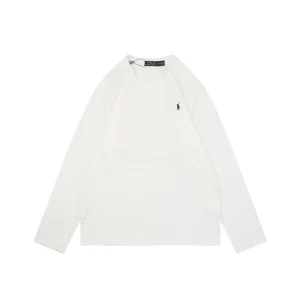 Ralph Lauren Pony Logo Embroidered Shirt White Front view