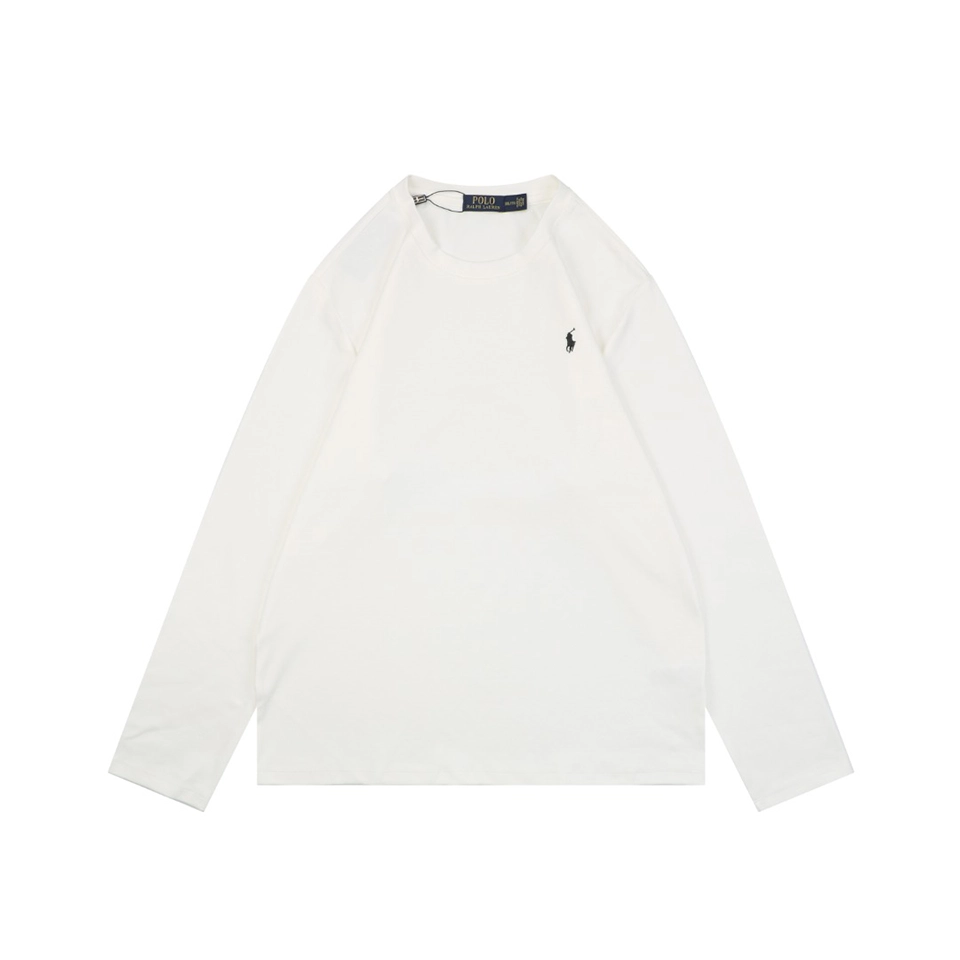Ralph Lauren Pony Logo Embroidered Shirt White Front view