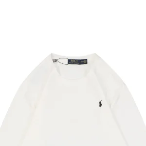 Ralph Lauren Pony Logo Embroidered Shirt White