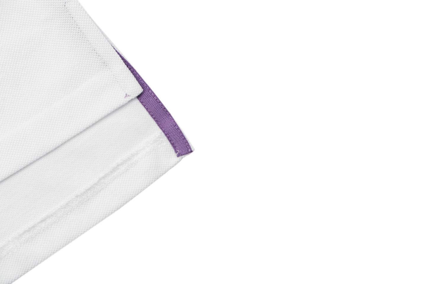 Ralph Lauren Purple Pony Logo Polo T-Shirt White