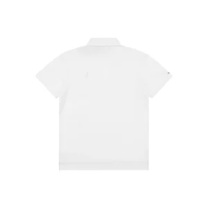 Ralph Lauren Purple Pony Logo Polo T-Shirt White Back view