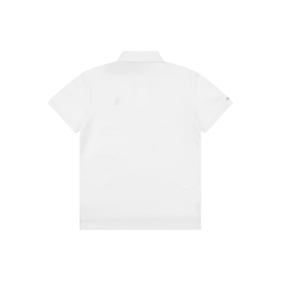 Ralph Lauren Purple Pony Logo Polo T-Shirt White Back view