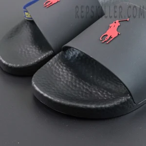 Ralph Lauren Signature Pony Slide 'Black:Red'8.jpg