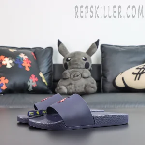 Ralph Lauren Signature Pony Slide 'Navy/Red'