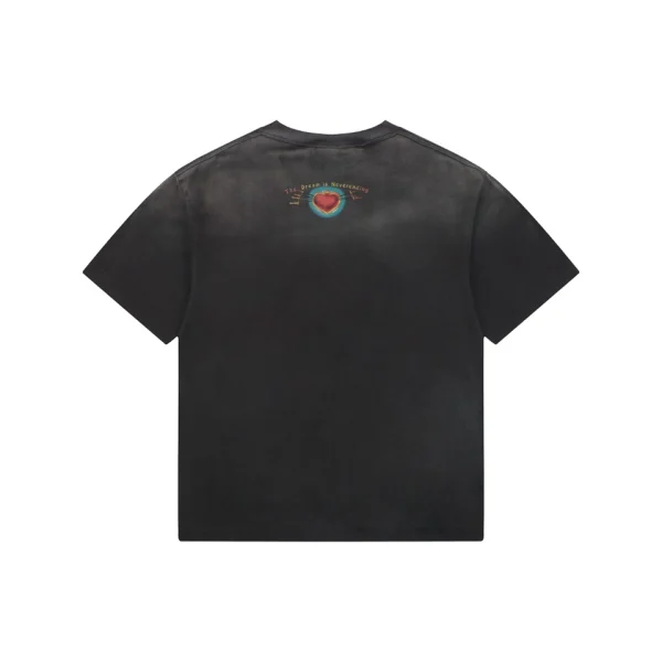 Saint Michael Dream Master Sacred Heart Graphic T-Shirt Back view
