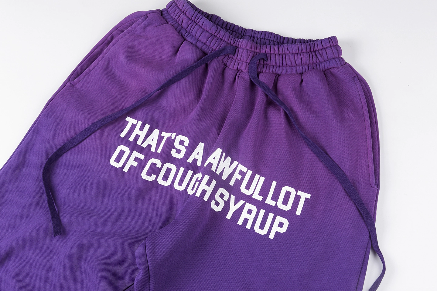 That’s A Awful Lot Of Cough Syrup Bold Letter Sweatpants14
