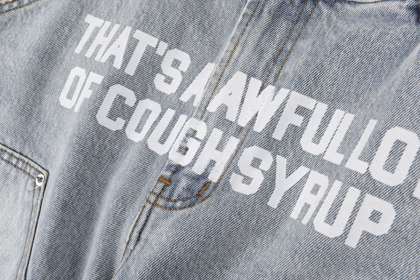 That’s A Awful Lot Of Cough Syrup Cargo Denim Shorts13