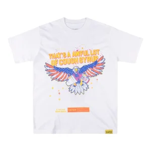 That’s A Awful Lot Of Cough Syrup Eagle Graphic T-Shirt Front view
