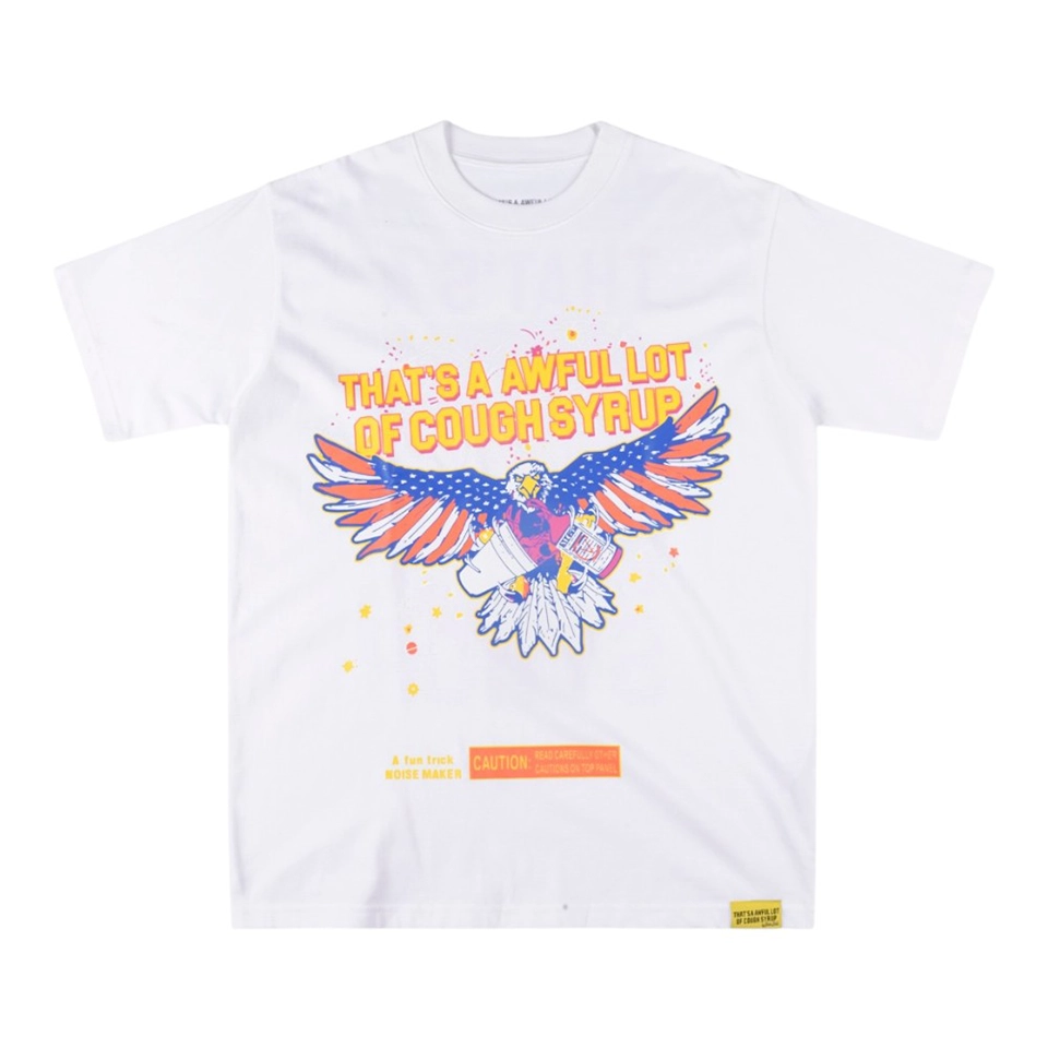 That’s A Awful Lot Of Cough Syrup Eagle Graphic T-Shirt Front view