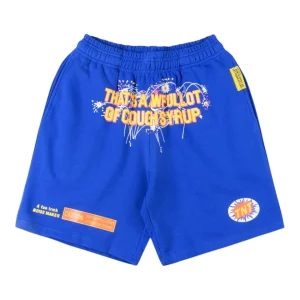 That’s A Awful Lot Of Cough Syrup Fireworks Graphic Shorts Front view