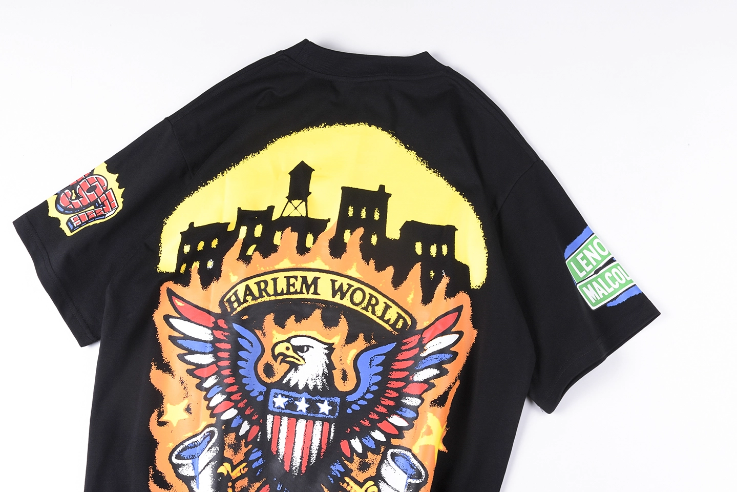 That’s A Awful Lot Of Cough Syrup Harlem World Eagle Graphic T-Shirt13