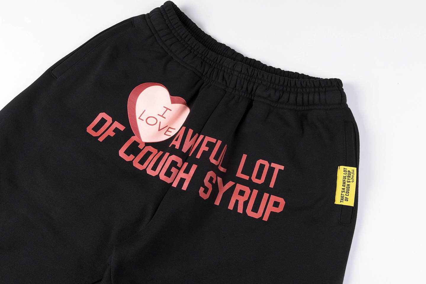 That’s A Awful Lot Of Cough Syrup Heart Print Sweatpants2