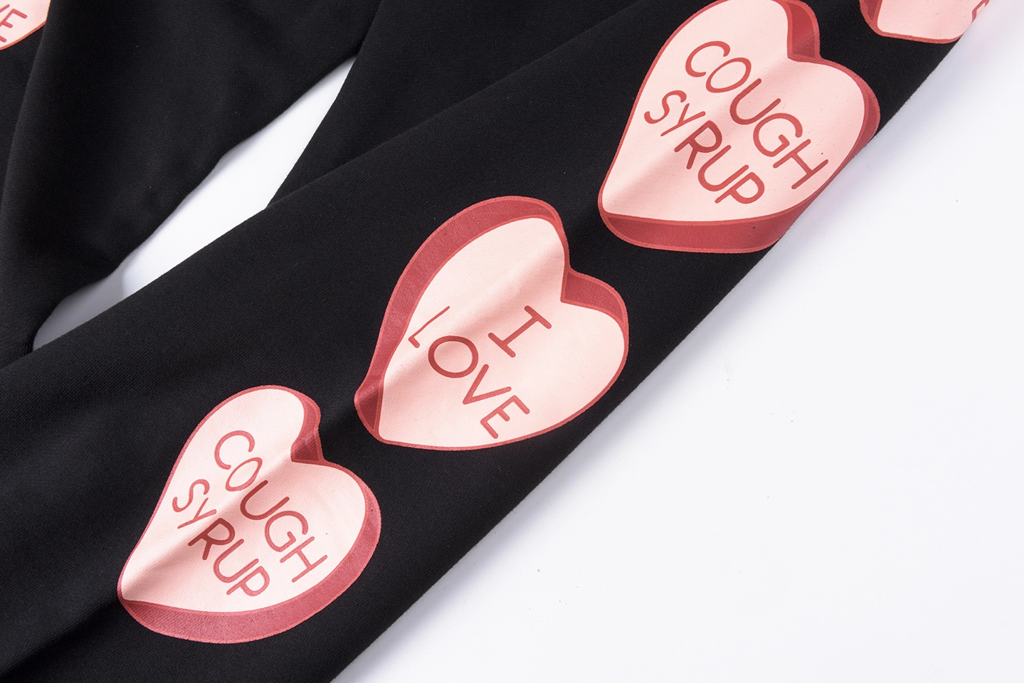 That’s A Awful Lot Of Cough Syrup Heart Print Sweatpants4