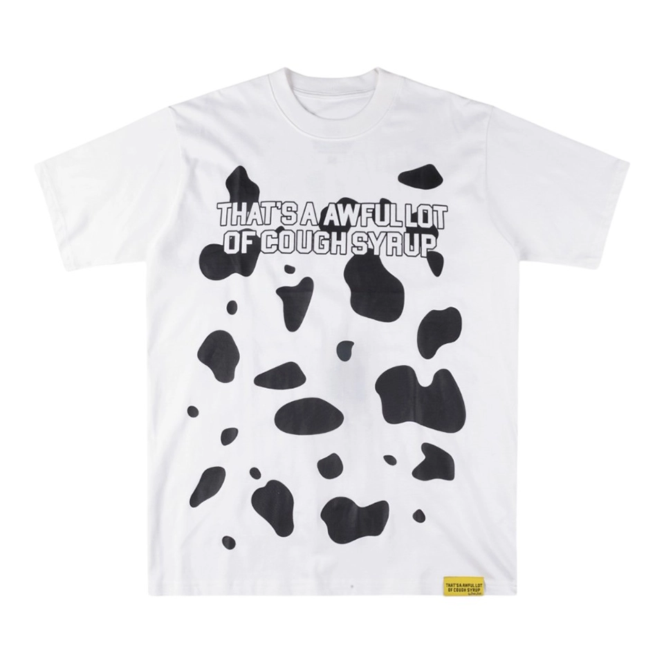 That’s A Awful Lot Of Cough Syrup Layered Text T-Shirt White Front view