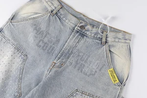 That’s A Awful Lot Of Cough Syrup Rhinestone Denim Shorts10