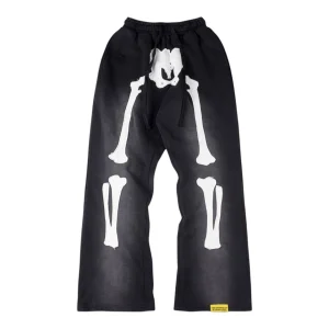 That’s A Awful Lot Of Cough Syrup Skeleton Bone Sweatpants Front view