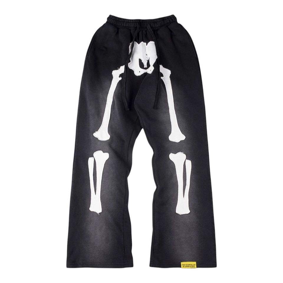 That’s A Awful Lot Of Cough Syrup Skeleton Bone Sweatpants Front view