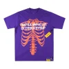 That’s A Awful Lot Of Cough Syrup Skeleton Rib Cage Graphic T-Shirt (Purple/Orange/Green)